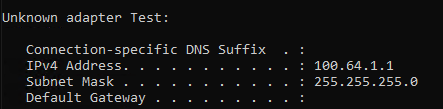 ipconfig